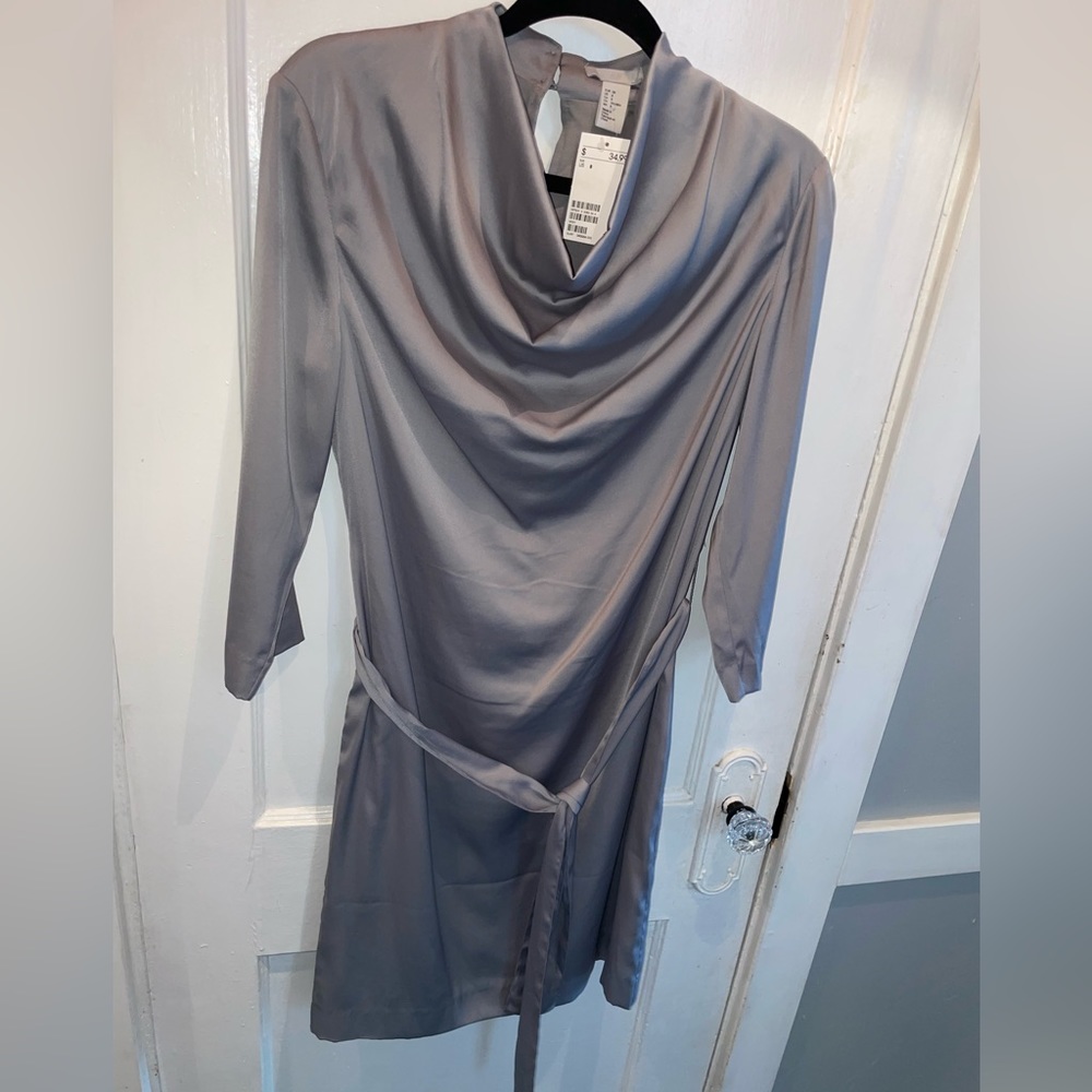 H&M- Silver Dress